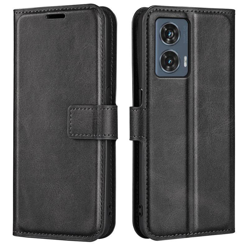 Bőrtok Motorola Edge 50 Fusion Bőr Stílus