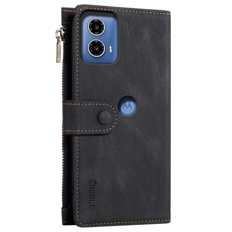 Bőrtok Motorola Edge 50 Fusion Eseble Pénztárca