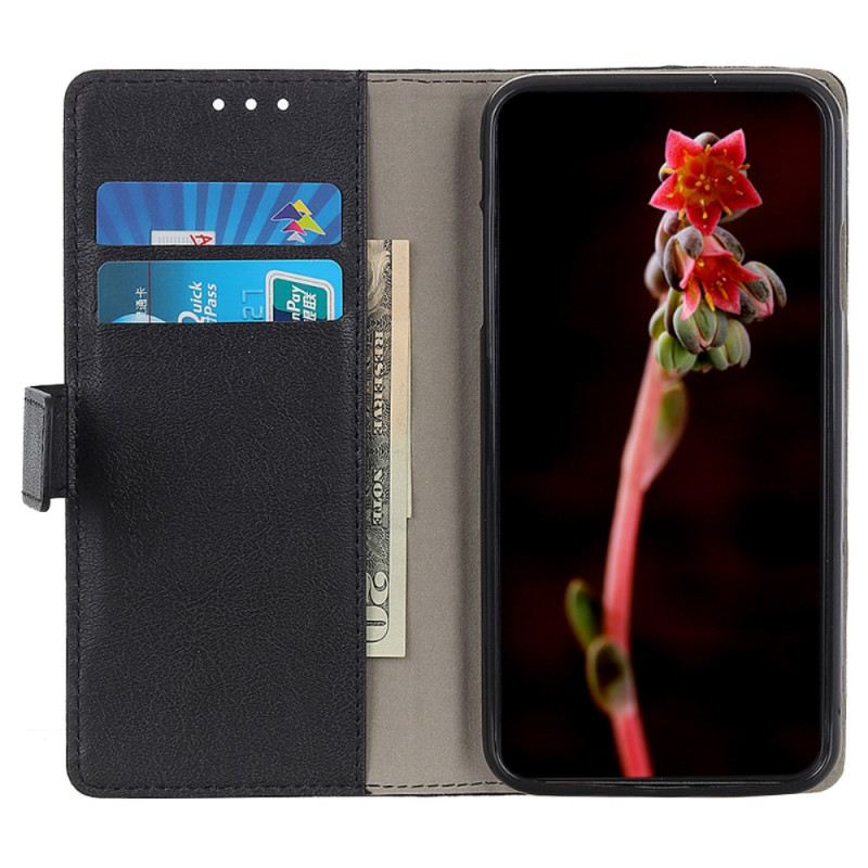 Bőrtok Motorola Edge 50 Fusion Klasszikus