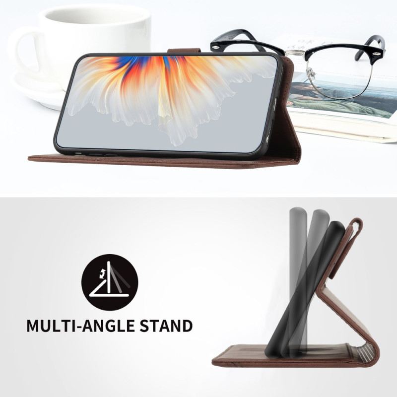 Bőrtok Motorola Edge 50 Fusion Mosolyogj