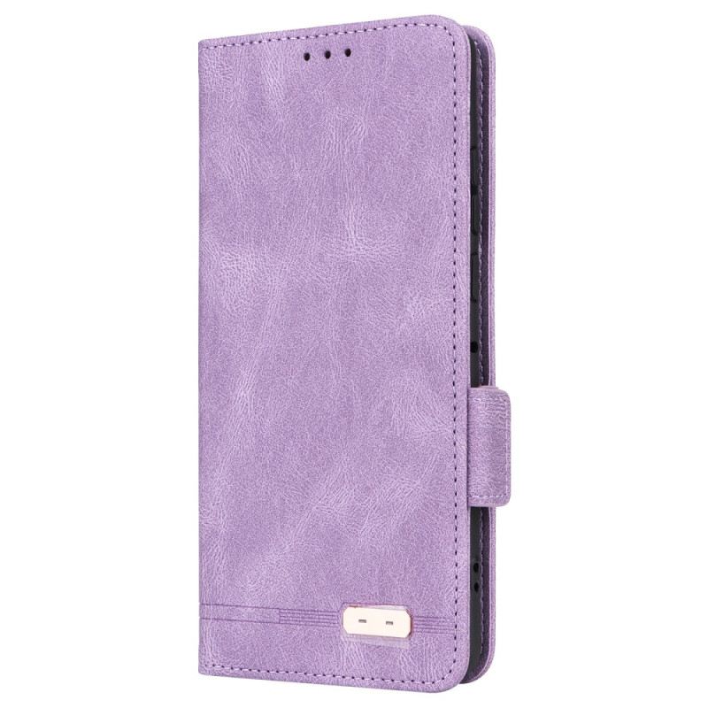 Bőrtok Motorola Edge 50 Fusion Retro Dizájn