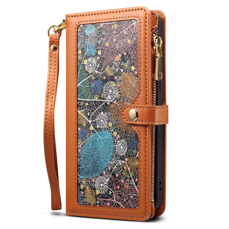 Bőrtok Motorola Edge 50 Fusion Rfid Blokkoló Zsinór És Vállpánt Eseble