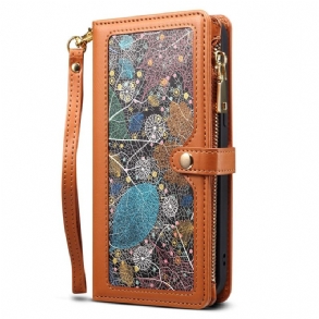 Bőrtok Motorola Edge 50 Fusion Rfid Blokkoló Zsinór És Vállpánt Eseble