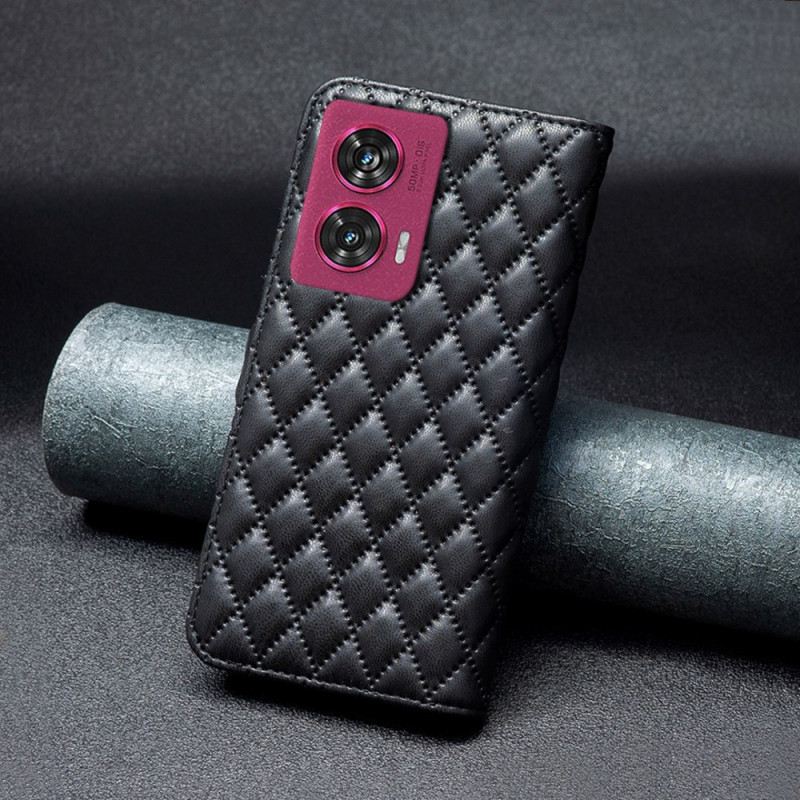 Bőrtok Motorola Edge 50 Fusion Steppelt Binfen Szín