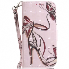 Bőrtok Motorola Edge 50 Fusion Szíjszivattyú