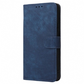 Bőrtok Motorola Edge 50 Fusion Velúr Stílusú Rfid Blokkolás