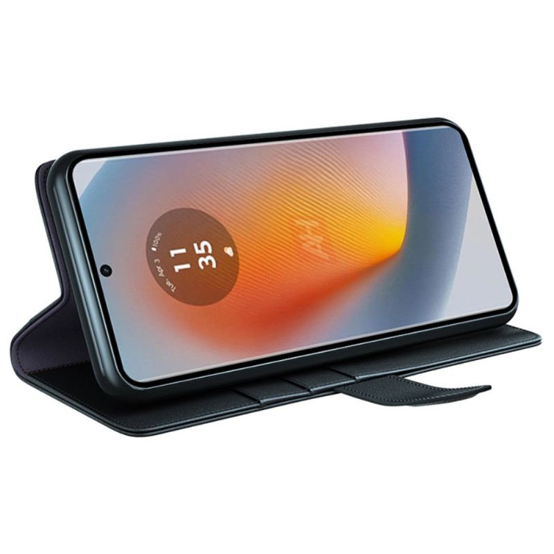 Fliptok Motorola Edge 50 Fusion Bőr