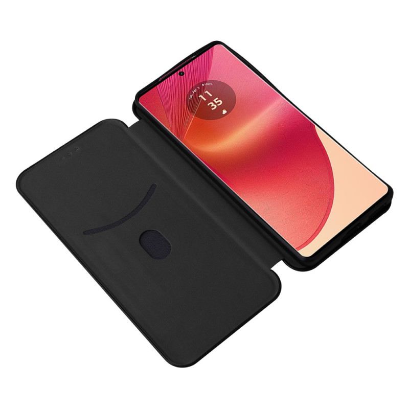 Fliptok Motorola Edge 50 Fusion Szénszál