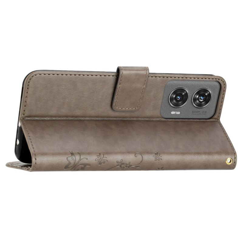 Fliptok Motorola Edge 50 Fusion Virág És Pillangók