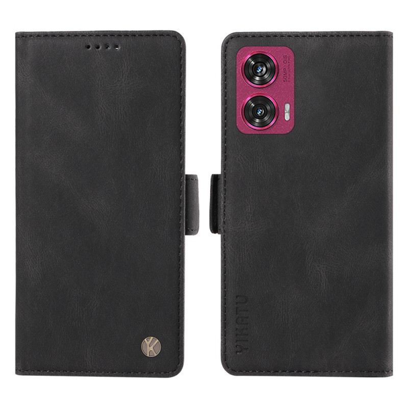 Kinyitható Tokok Motorola Edge 50 Fusion Yikatu Velúr Hatás