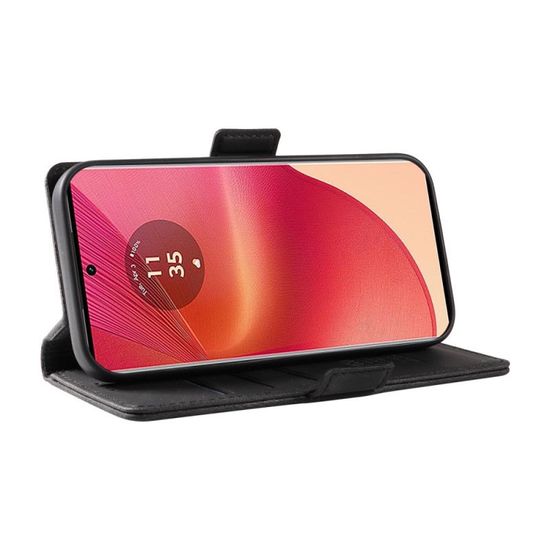 Kinyitható Tokok Motorola Edge 50 Fusion Yikatu Velúr Hatás