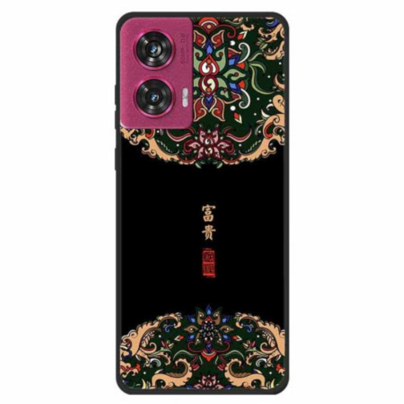 Mobiltelefon Tokok Motorola Edge 50 Fusion Gazdag / Fekete