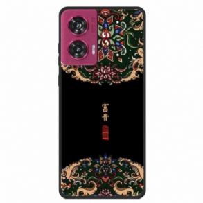 Mobiltelefon Tokok Motorola Edge 50 Fusion Gazdag / Fekete