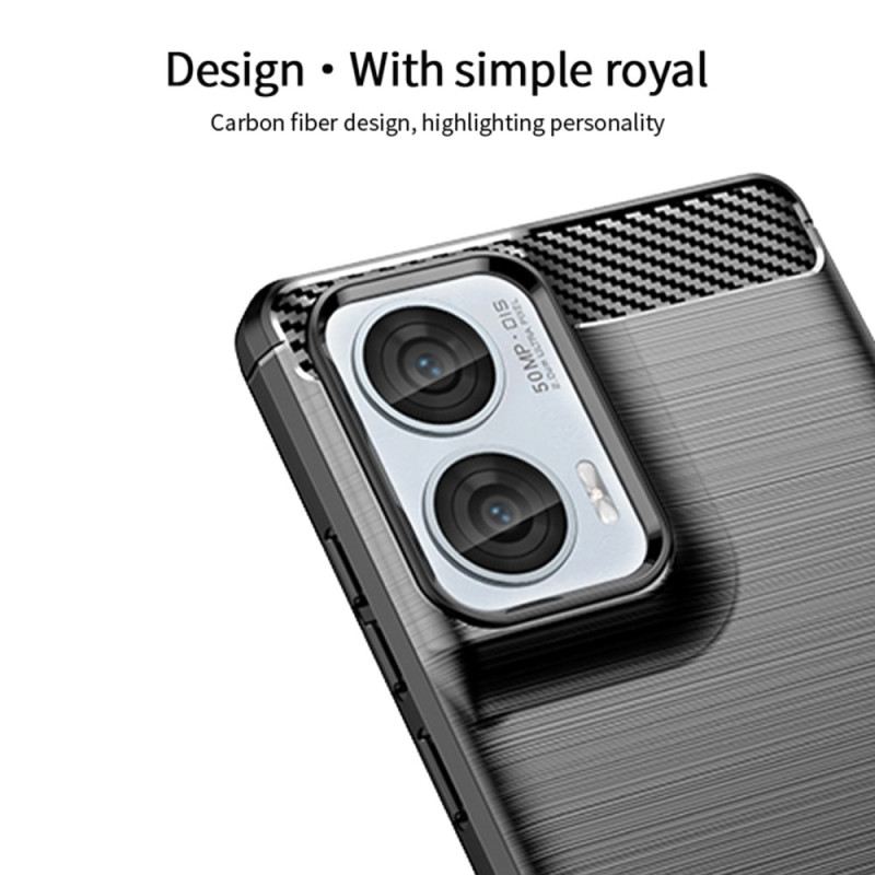 Telefontok Motorola Edge 50 Fusion Mofi Szálcsiszolt Szénszál