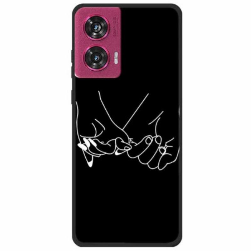 Tok Motorola Edge 50 Fusion Kezek Összefonódnak