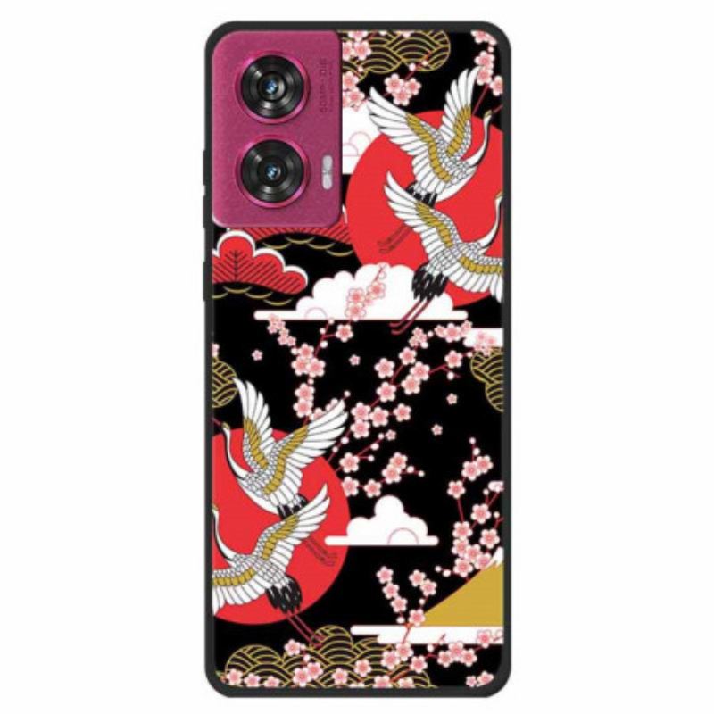 Tok Motorola Edge 50 Fusion Négy Daru Repülés Közben