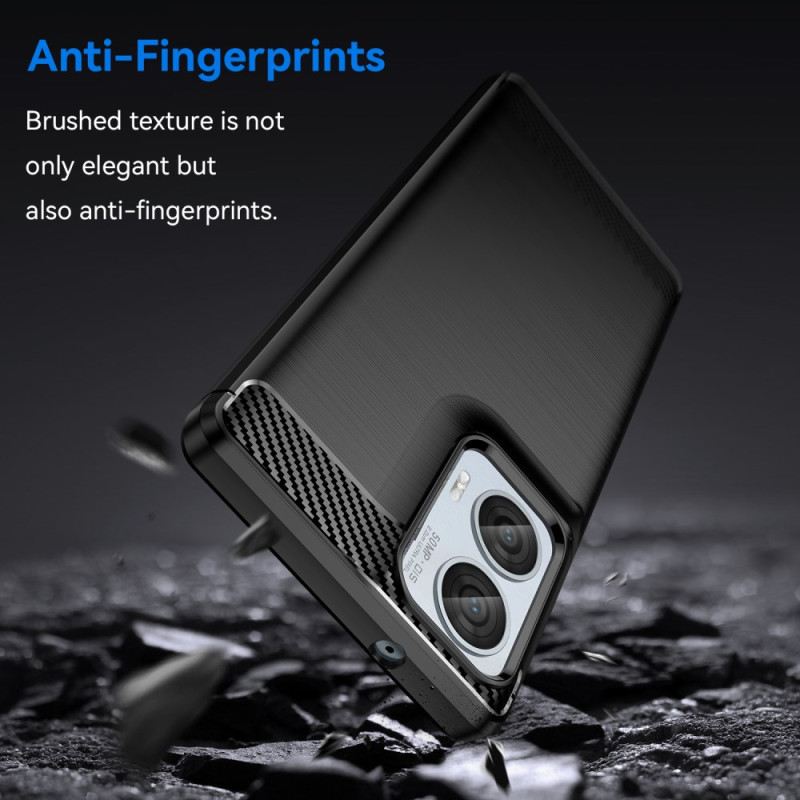 Tok Motorola Edge 50 Fusion Szálcsiszolt Szénszál