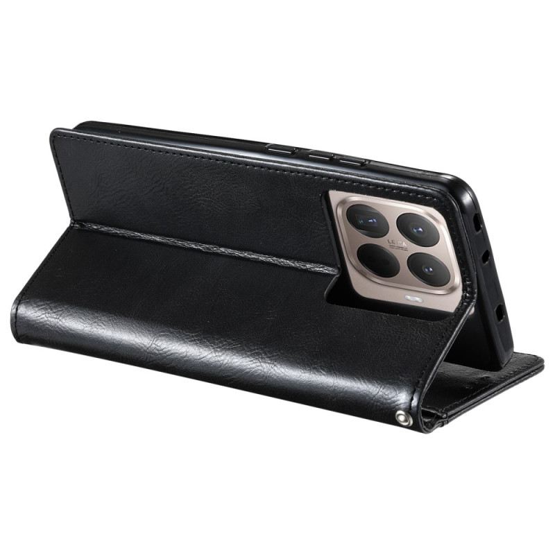 Bőrtok Xiaomi 15t Pro 6 Kártyatartós És Nyakpántos