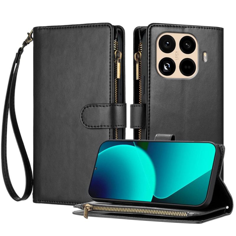 Bőrtok Xiaomi 15t Pro Bőrhatású Pénztárca