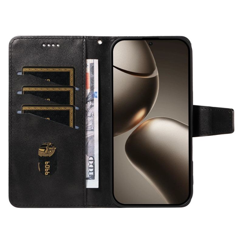 Bőrtok Xiaomi 15t Pro Fríz Gyémántok