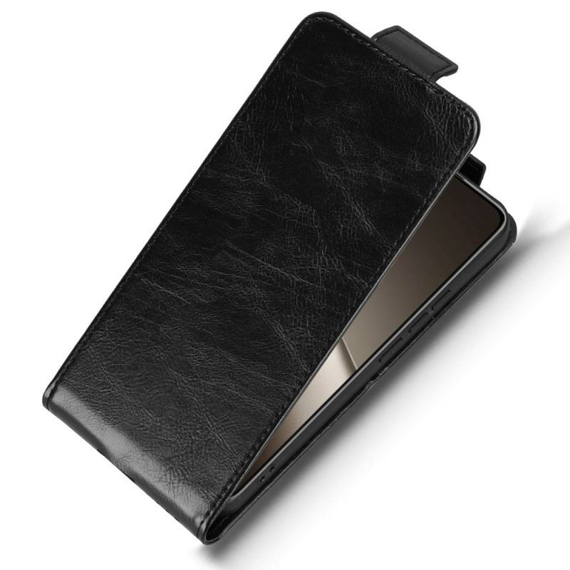 Bőrtok Xiaomi 15t Pro Függőlegesen Kihajtható Dizájn