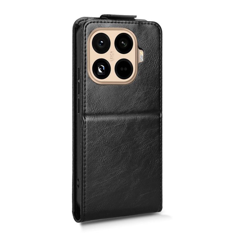 Bőrtok Xiaomi 15t Pro Függőlegesen Kihajtható Dizájn