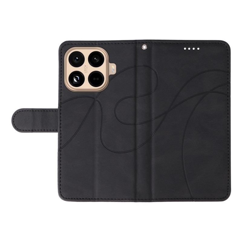 Bőrtok Xiaomi 15t Pro Hullámos