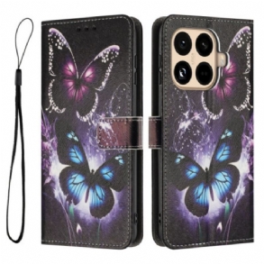 Bőrtok Xiaomi 15t Pro Két Pillangó