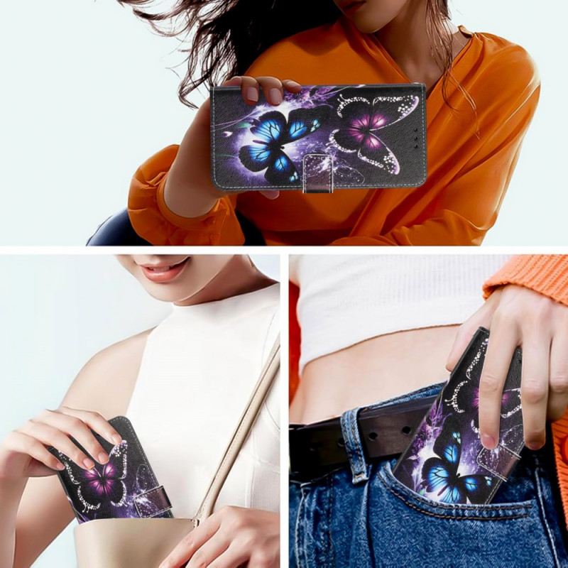 Bőrtok Xiaomi 15t Pro Két Pillangó