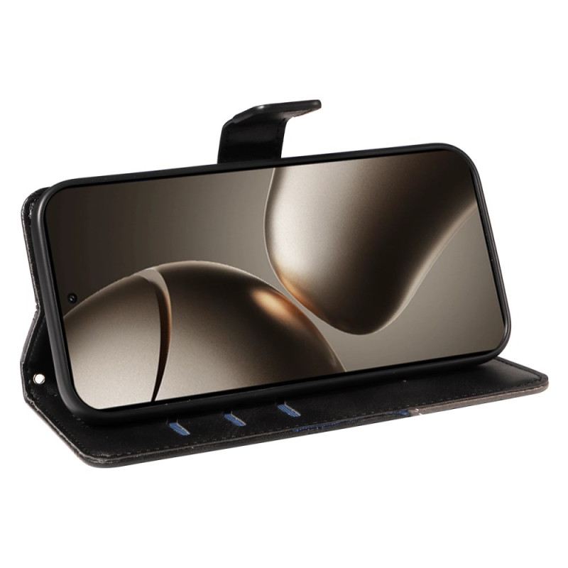 Bőrtok Xiaomi 15t Pro Kétszínű Geometrikus