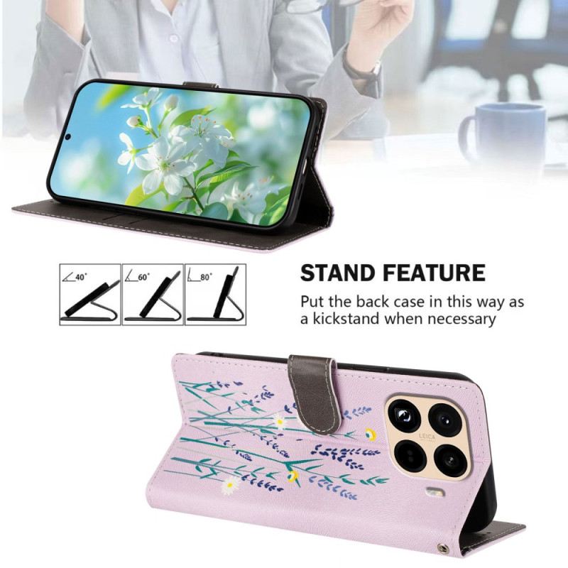 Bőrtok Xiaomi 15t Pro Levendula