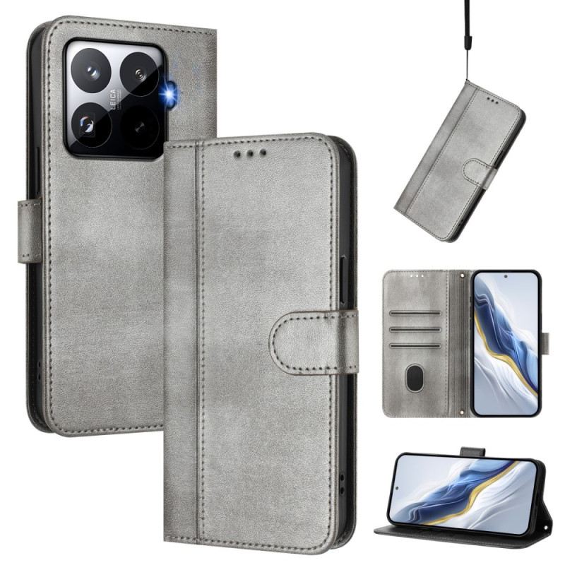 Bőrtok Xiaomi 15t Pro Retró