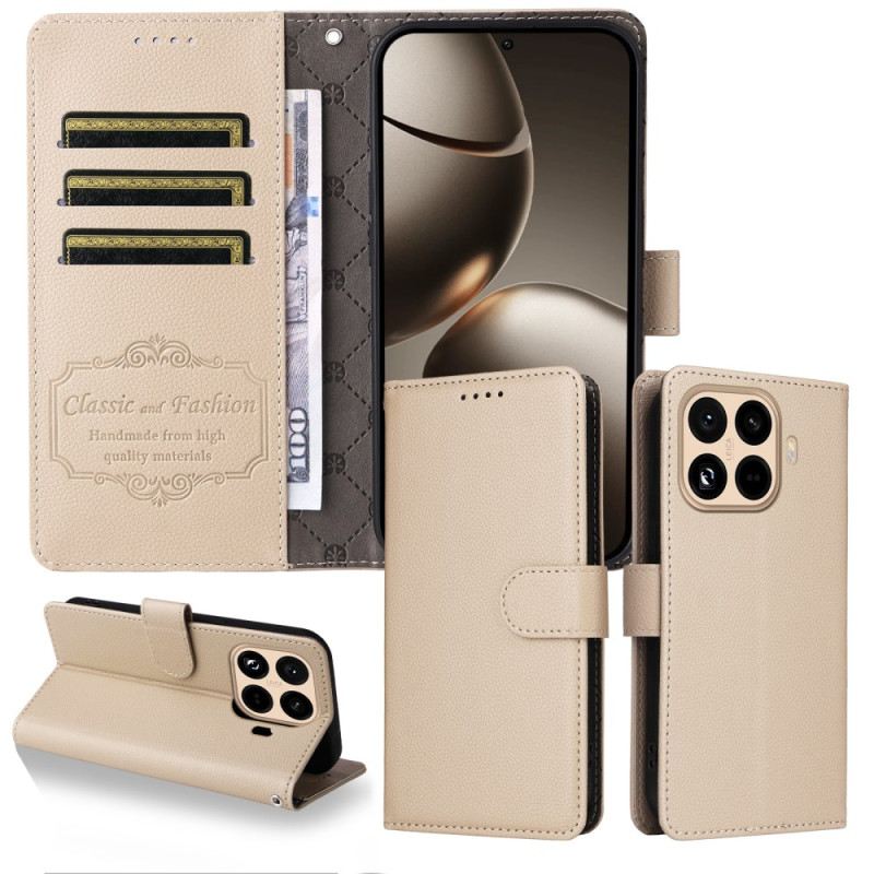 Bőrtok Xiaomi 15t Pro Rfid Bőrhatású Pénztárca