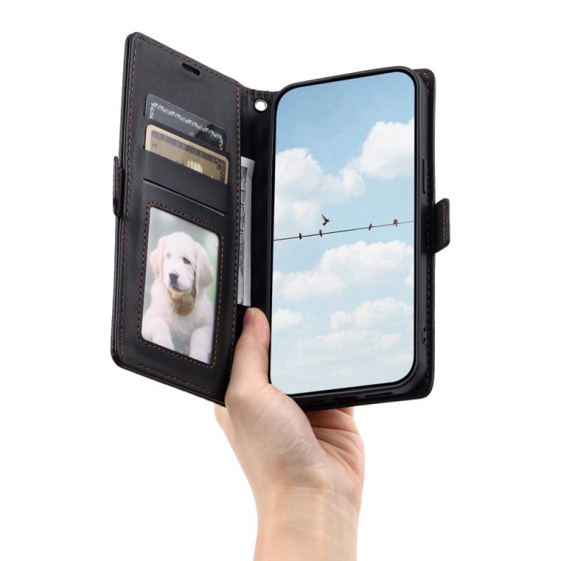 Bőrtok Xiaomi 15t Pro Steppelt Pántos