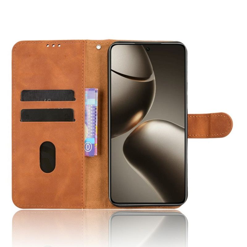 Bőrtok Xiaomi 15t Pro Velúr Hatású