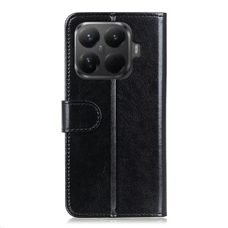 Bőrtok Xiaomi 15t Pro Viaszos Műbőr