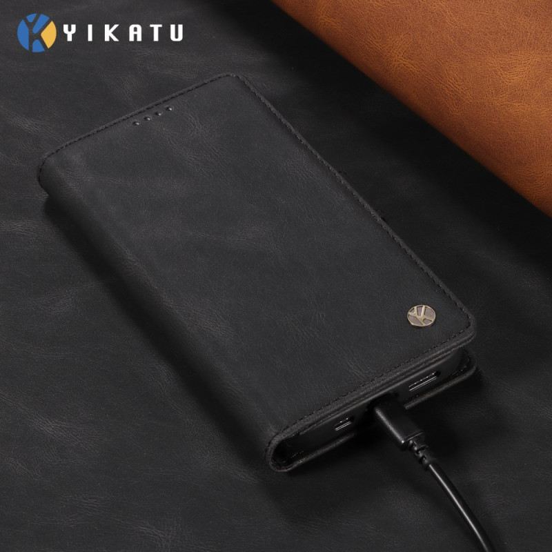 Bőrtok Xiaomi 15t Pro Yikatu Bőrhatású