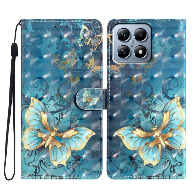 Fliptok Xiaomi 15t Pro Arany Pillangók