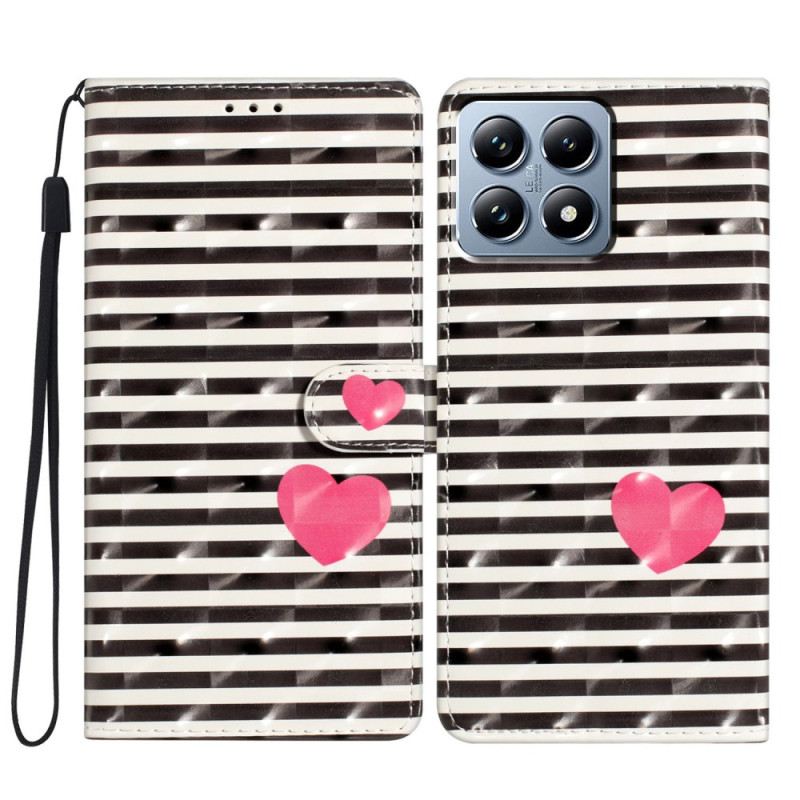 Fliptok Xiaomi 15t Pro Csíkok És Szív