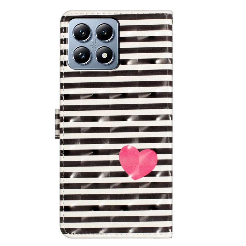 Fliptok Xiaomi 15t Pro Csíkok És Szív