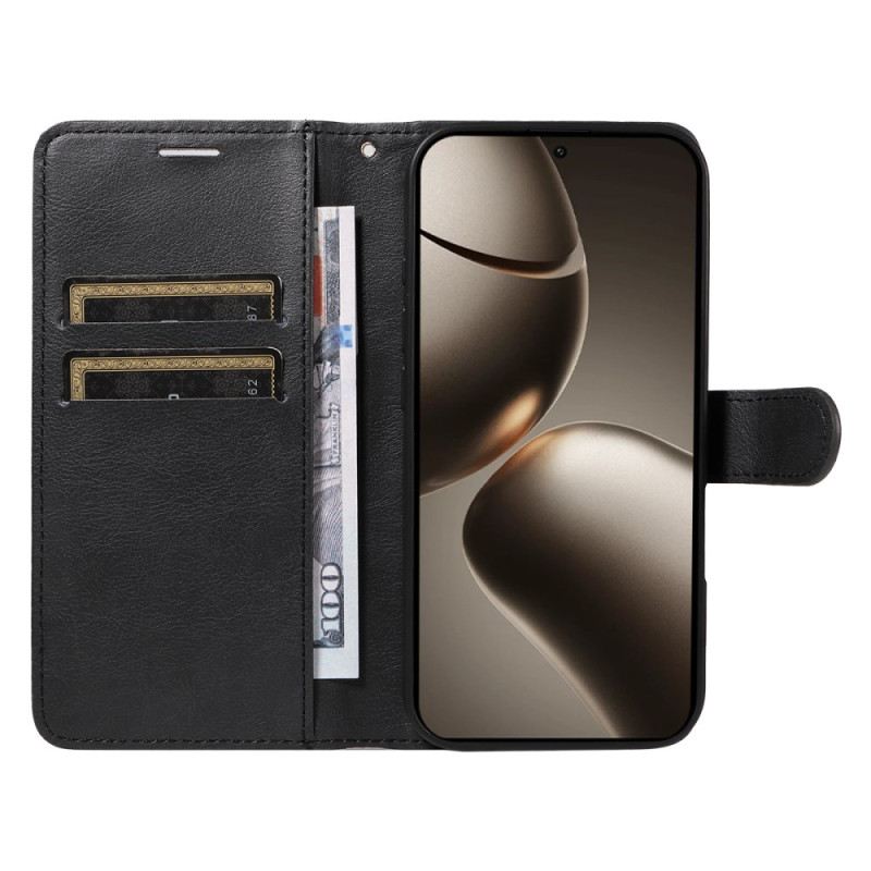 Fliptok Xiaomi 15t Pro Egyszínű Műbőr