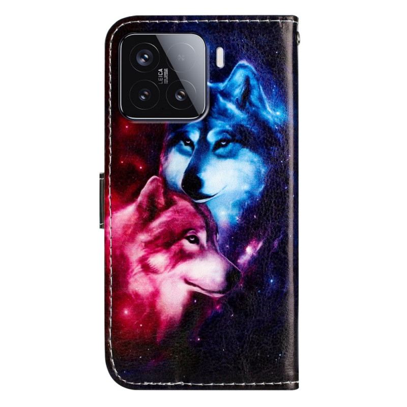 Fliptok Xiaomi 15t Pro Két Farkassal