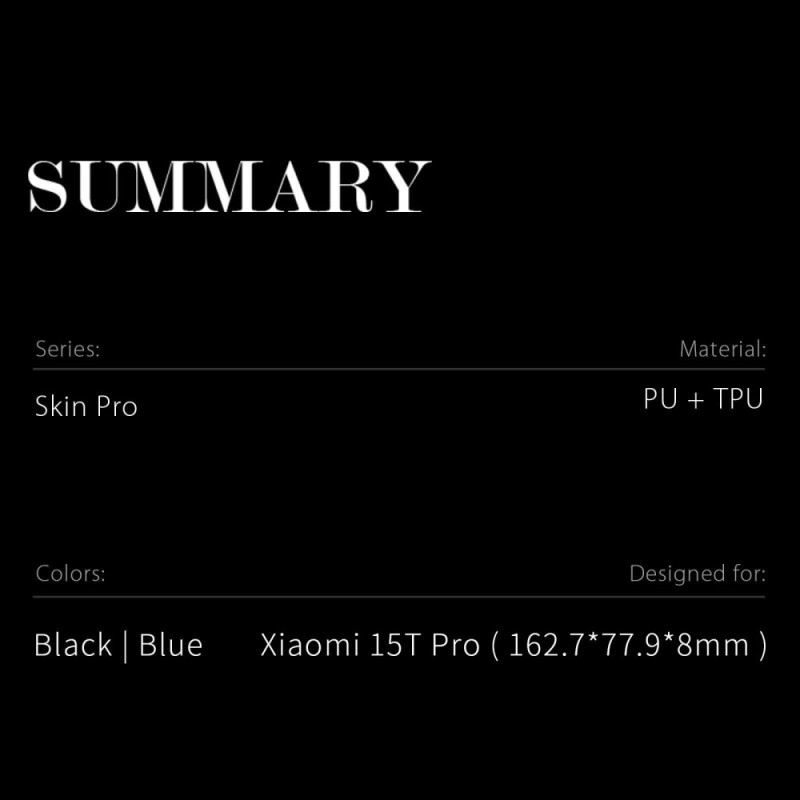 Fliptok Xiaomi 15t Pro Skin Pro Sorozat Dux Ducis