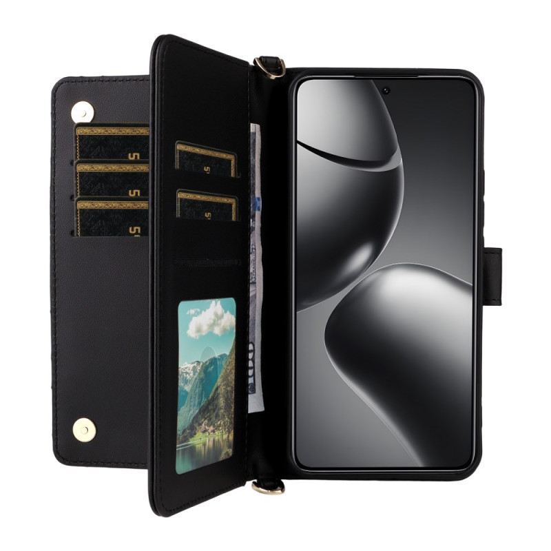 Fliptok Xiaomi 15t Pro Steppelt Pánttal És Csuklópánttal