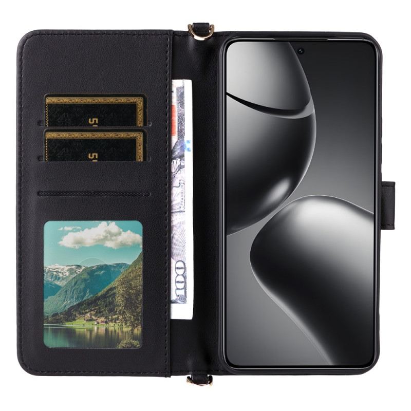 Fliptok Xiaomi 15t Pro Steppelt Pánttal És Csuklópánttal