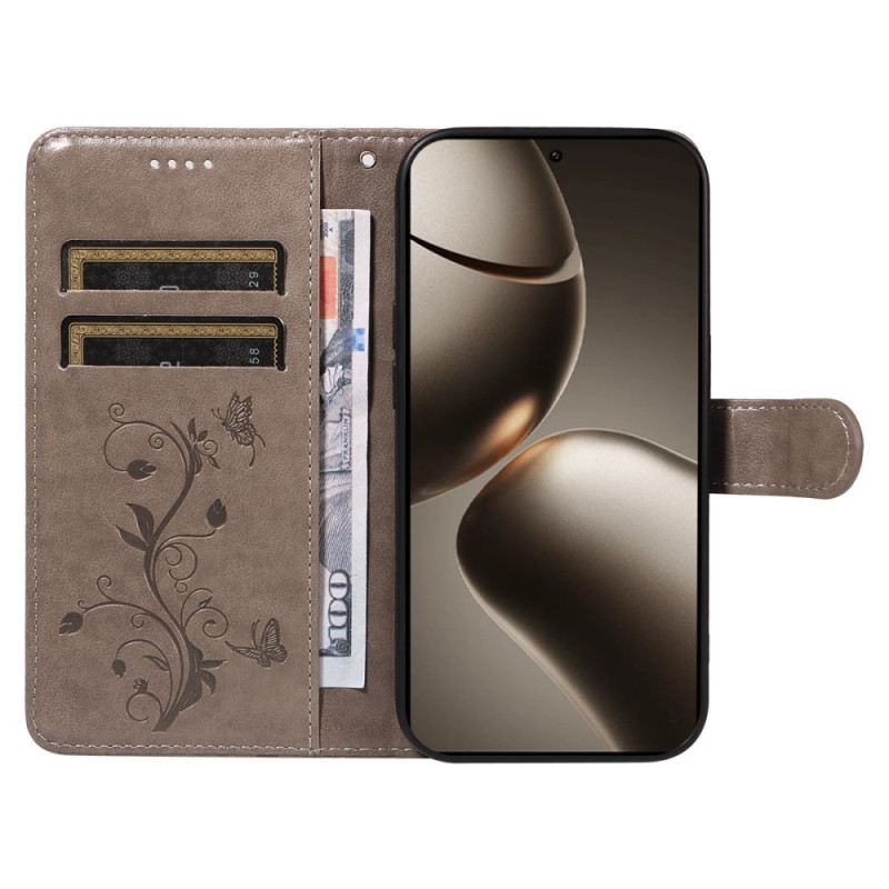 Fliptok Xiaomi 15t Pro Virágmintás