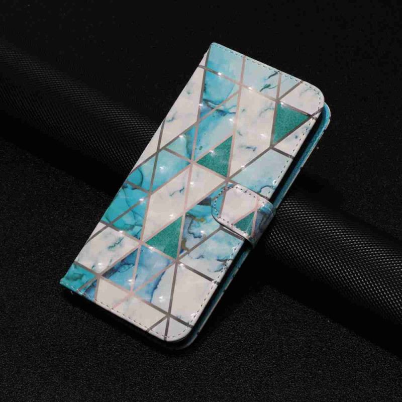 Fliptok Xiaomi 15t Pro Zöld Márvány Pánttal