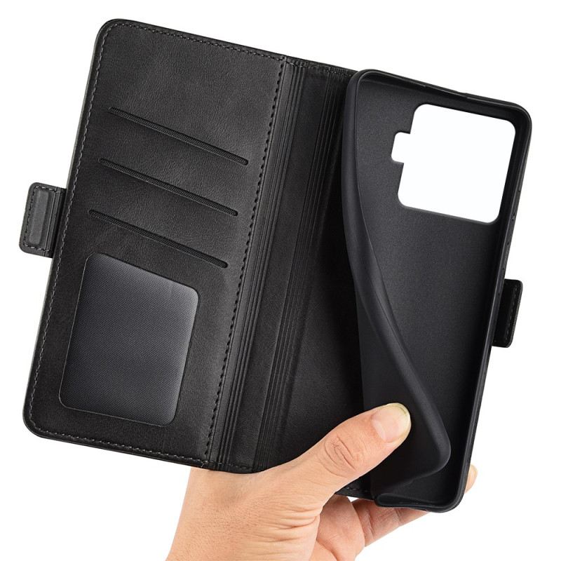 Kinyitható Bőrtok Xiaomi 15t Pro Dupla Csat