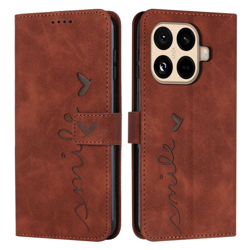 Kinyitható Bőrtok Xiaomi 15t Pro Mosoly