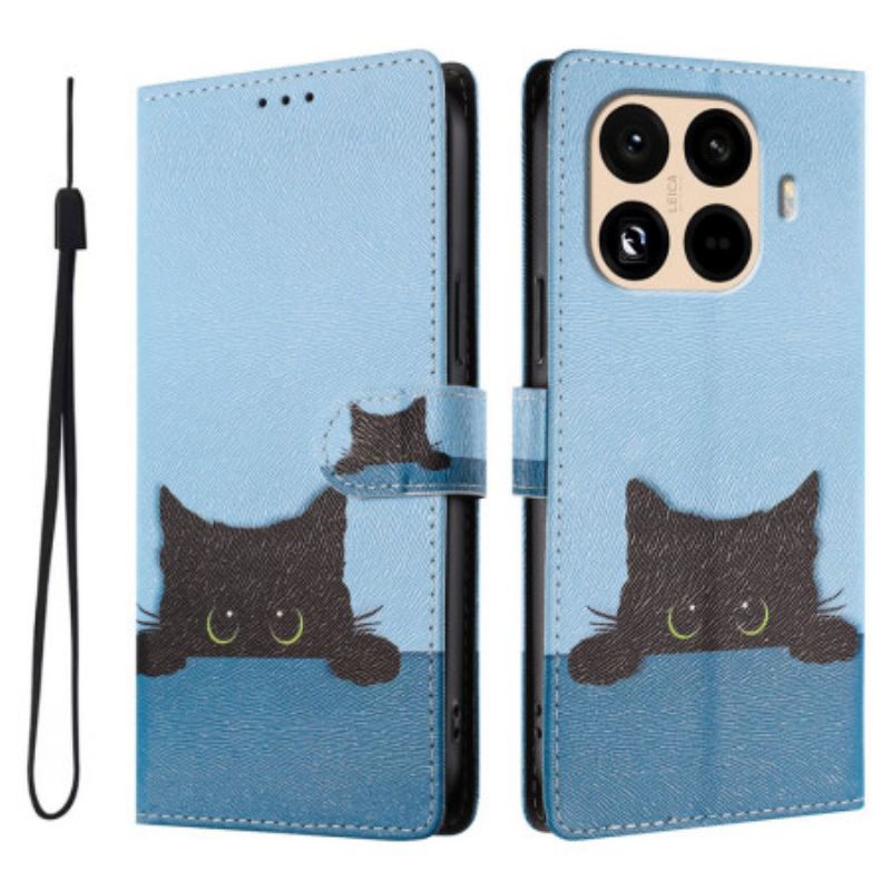 Kinyitható Tokok Xiaomi 15t Pro Fekete Macska